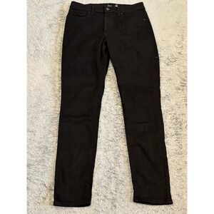 Levi's 721 Jeans Womens 31 High Rise Skinny Jean Black Dark Wash Stretch